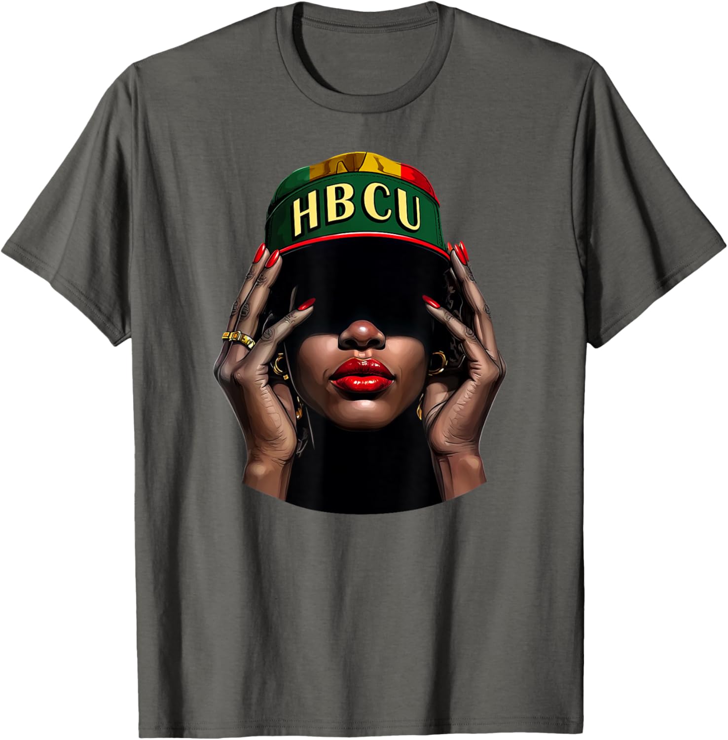 HBCU Beautiful Black Educated Girl Black History Month T-Shirt - 6
