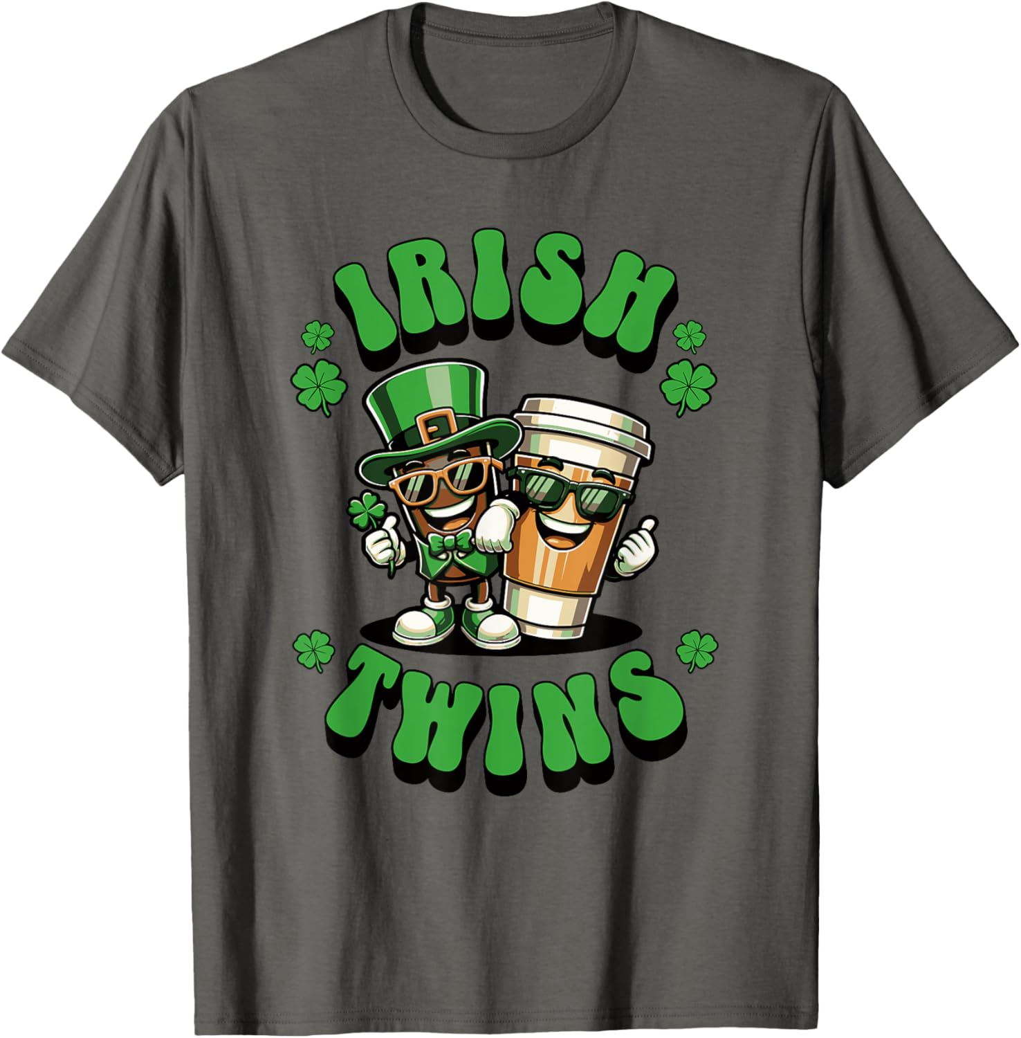 Funny Irish Twins Matching St. Patrick's Day T-Shirt for Kids - 13