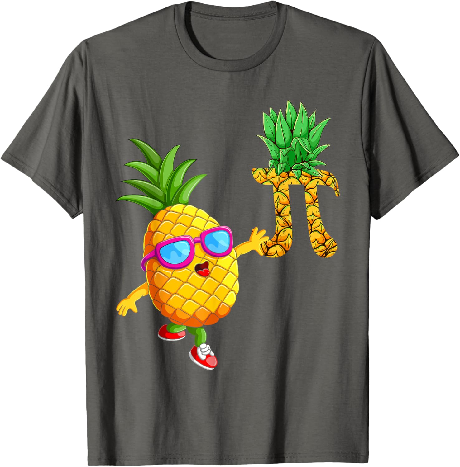 Pineapple Pi Day T-Shirt for Math Lovers and Foodies Fun Design - 3