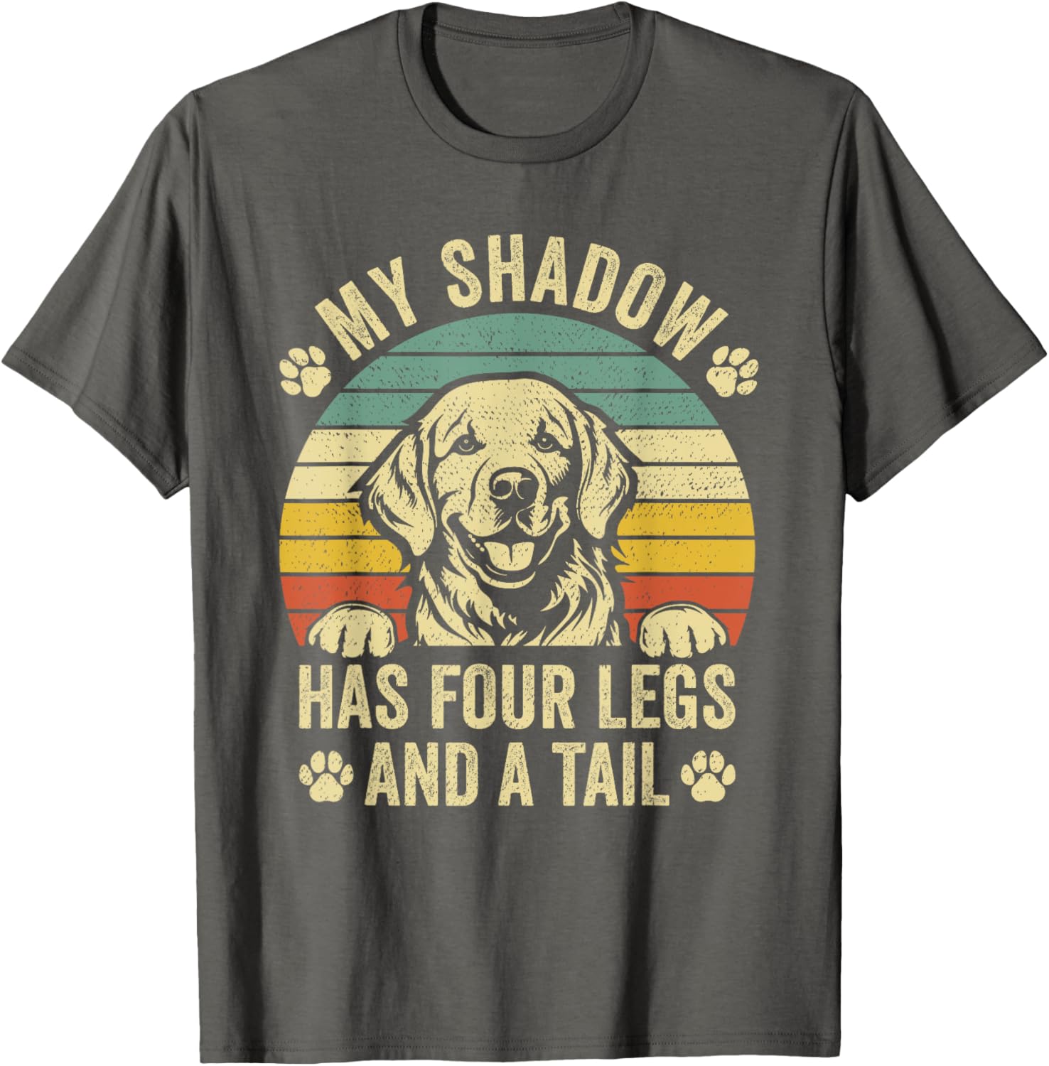 Cute My Shadow Has Four Legs And A Tail T-Shirt for Dog Lovers - 5
