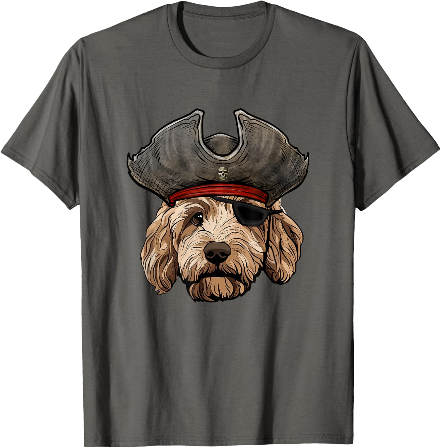 Funny Pirate Goldendoodle Dog T-Shirt for Pet Lovers and Pirates - 3
