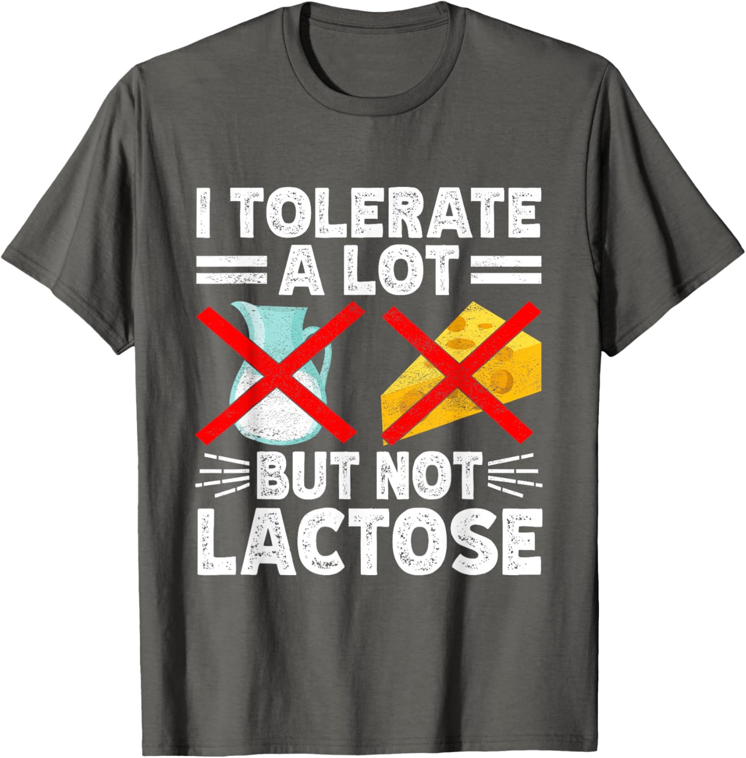 Lactose Intolerance Dairy Allergy T-Shirt for Comfortable Everyday Wear - 10