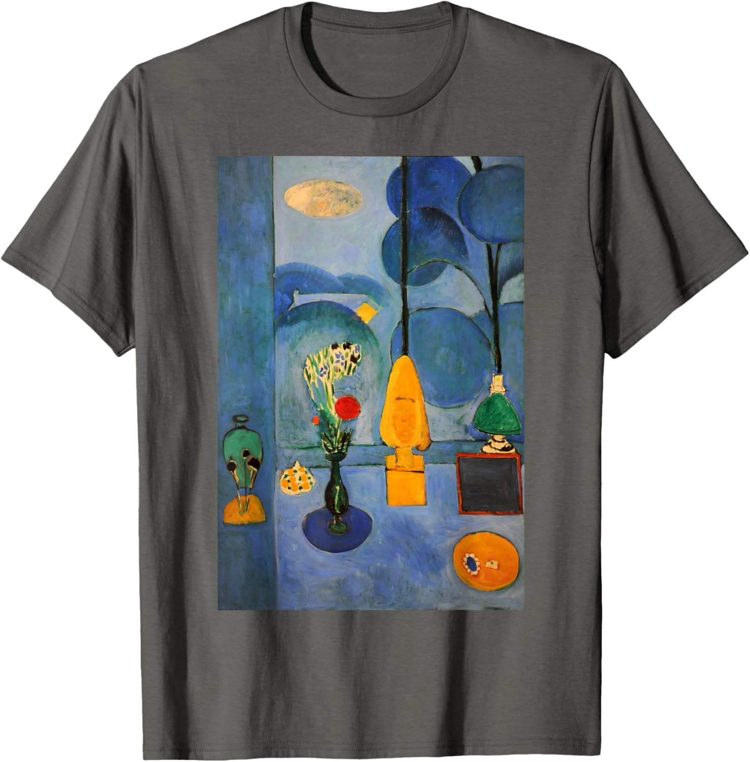Matisse Blue Window T-Shirt – Stylish Art-Inspired Clothing for All - 24