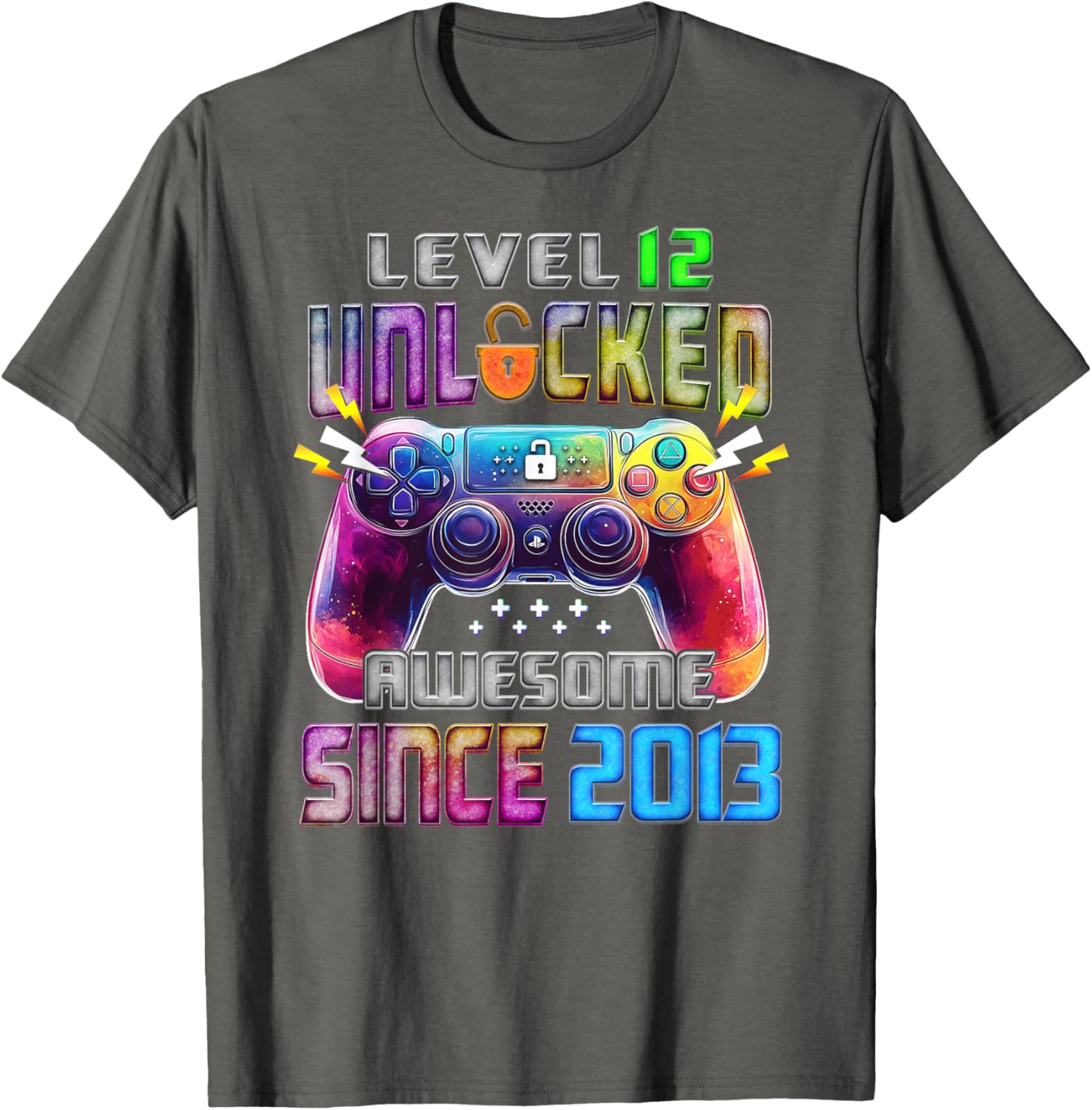 Level 12 Awesome 12 Year Old T-Shirt Fun Gift Since 2013 for Kids - 19