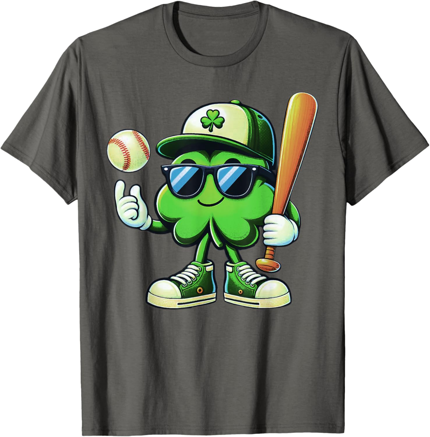 Funny Shamrock Baseball Shirts for Boys Kids St Patricks Day T-Shirt - 10