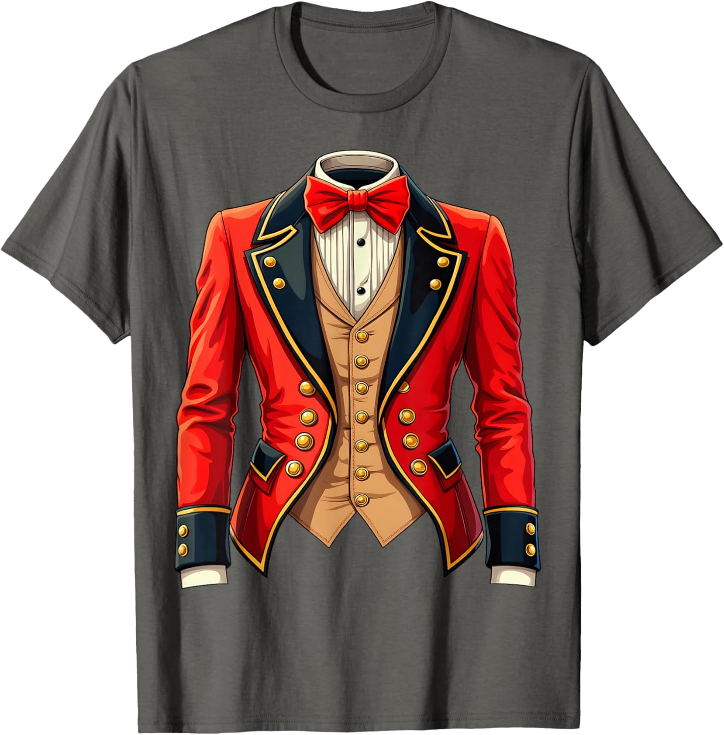 Ringmaster Costume Jacket for Circus Performers - Fun T-Shirt Design - 24