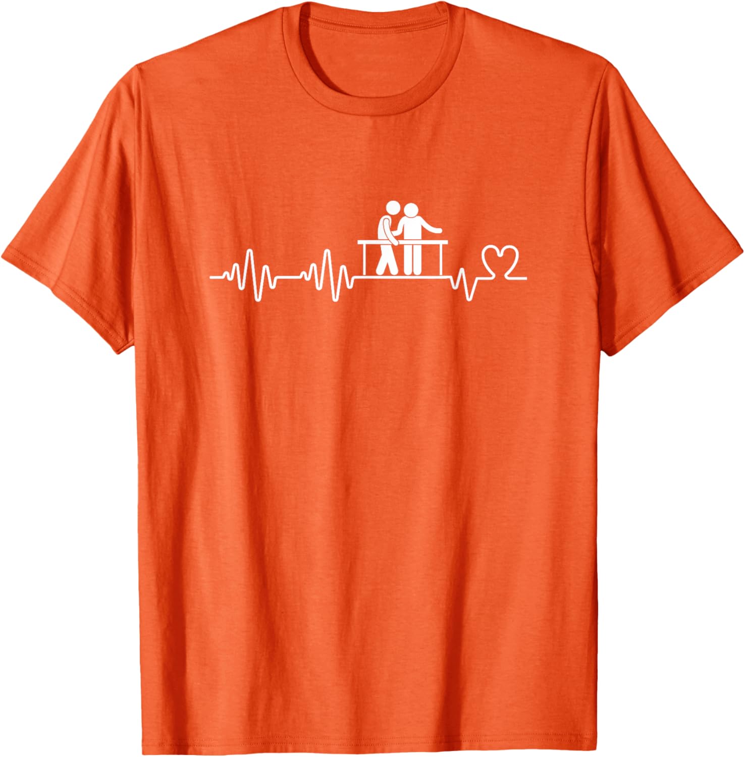 Funny Physical Therapist Heartbeat Man T-Shirt for Therapy Lovers - 12
