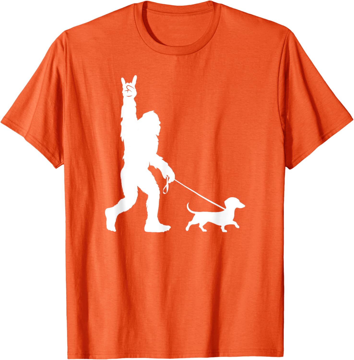 Bigfoot Dachshund T-Shirt for Men Women Kids - Fun Sasquatch Design - 2