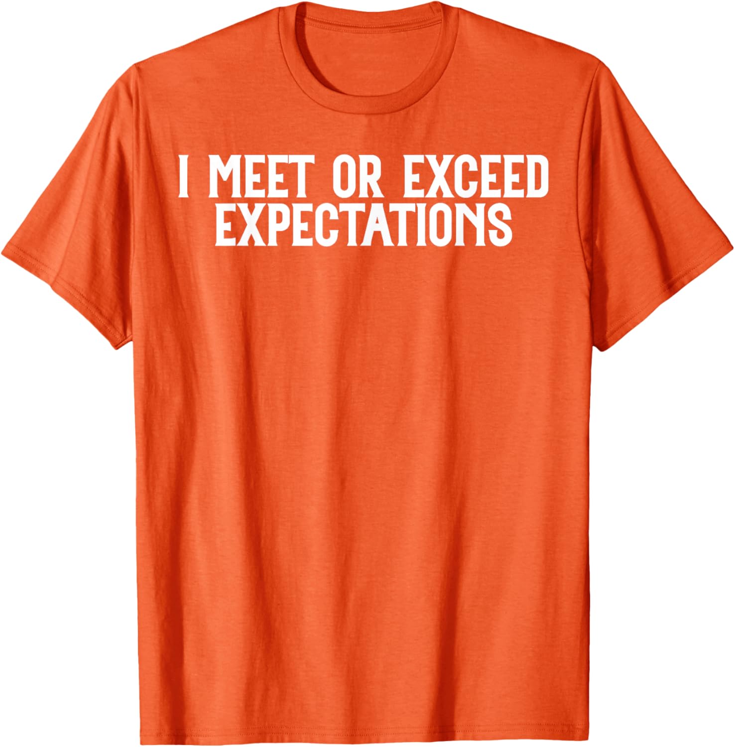Funny I Meet or Exceed Expectations T-Shirt for Singles and Couples - 20
