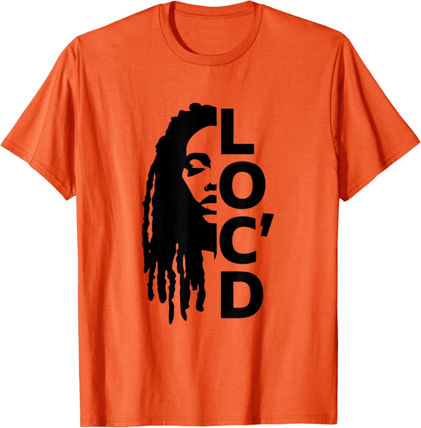 Loc'd For Life Afro Locs T-Shirt for Proud Black Melanin Women - 7