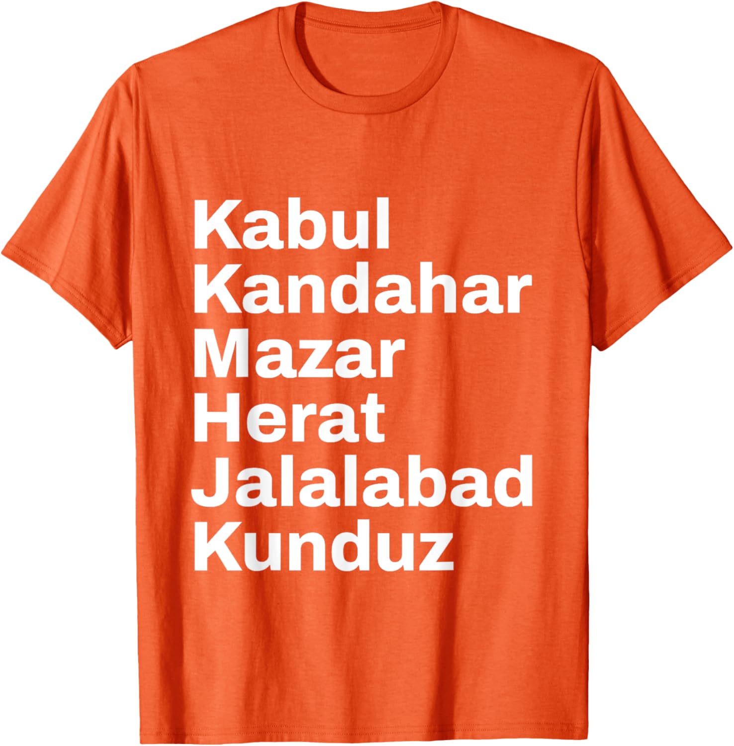 Afghanistan Cities and Towns Travel T-Shirt for Adventure Lovers - 4