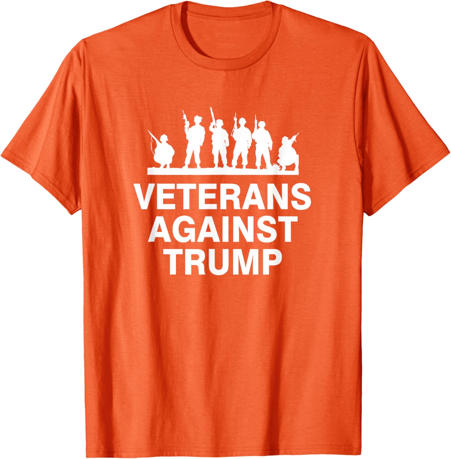 Veterans Against Trump T-Shirt for Supportive Activism and Style - 23