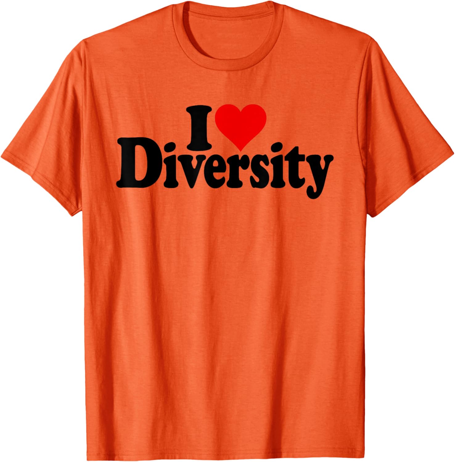 I Love Heart Diversity Strength in Diversity T-Shirt for All Occasions - 11