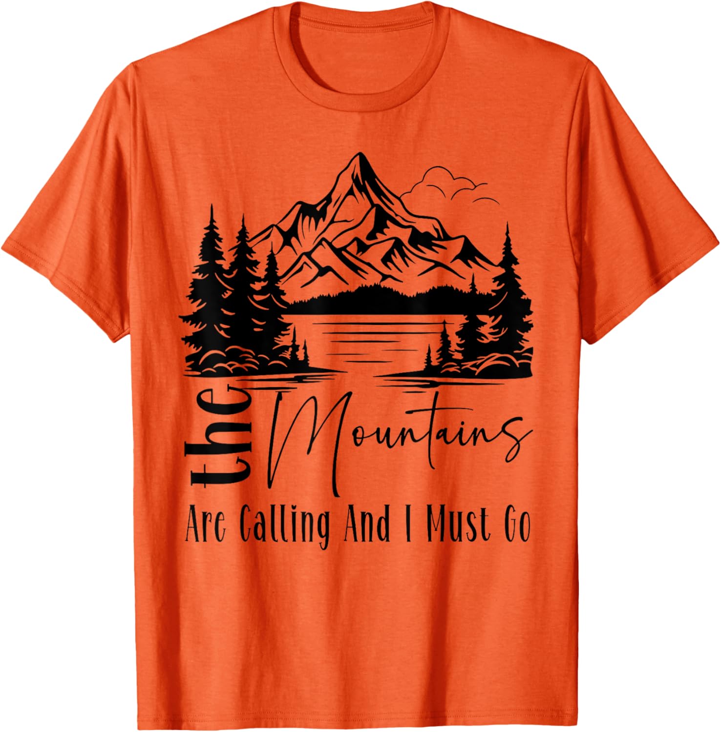 Funny Camping Hiking T-Shirt - The Mountains Are Calling Tee for Adventurers - 2