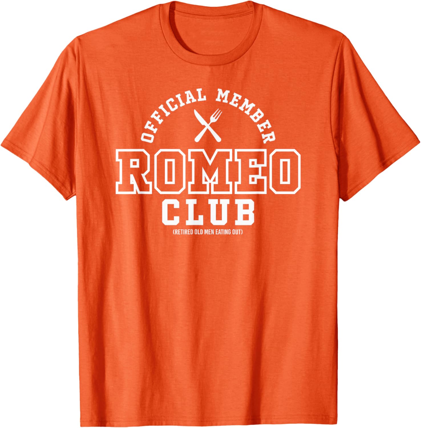 Official Member ROMEO Club White Print T-Shirt for Stylish Comfort - 22