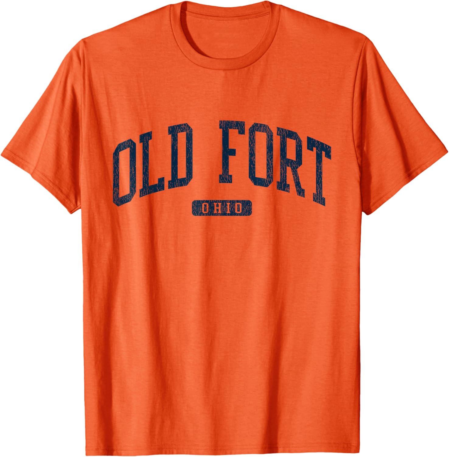 Old Fort Ohio College Style Blue T-Shirt for Comfort and Style - 8