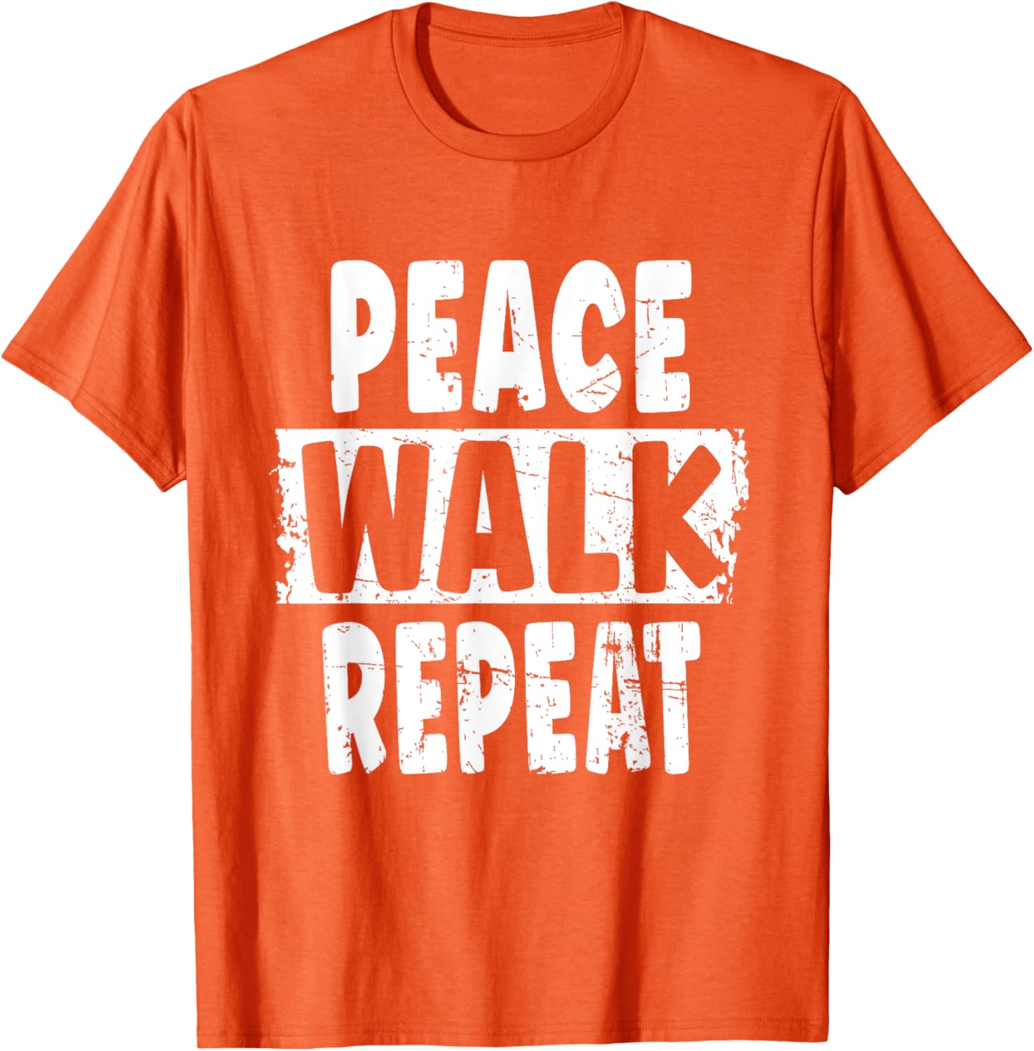 Peace Walk Repeat T-Shirt for Outdoor Enthusiasts and Silent Walk Lovers - 12