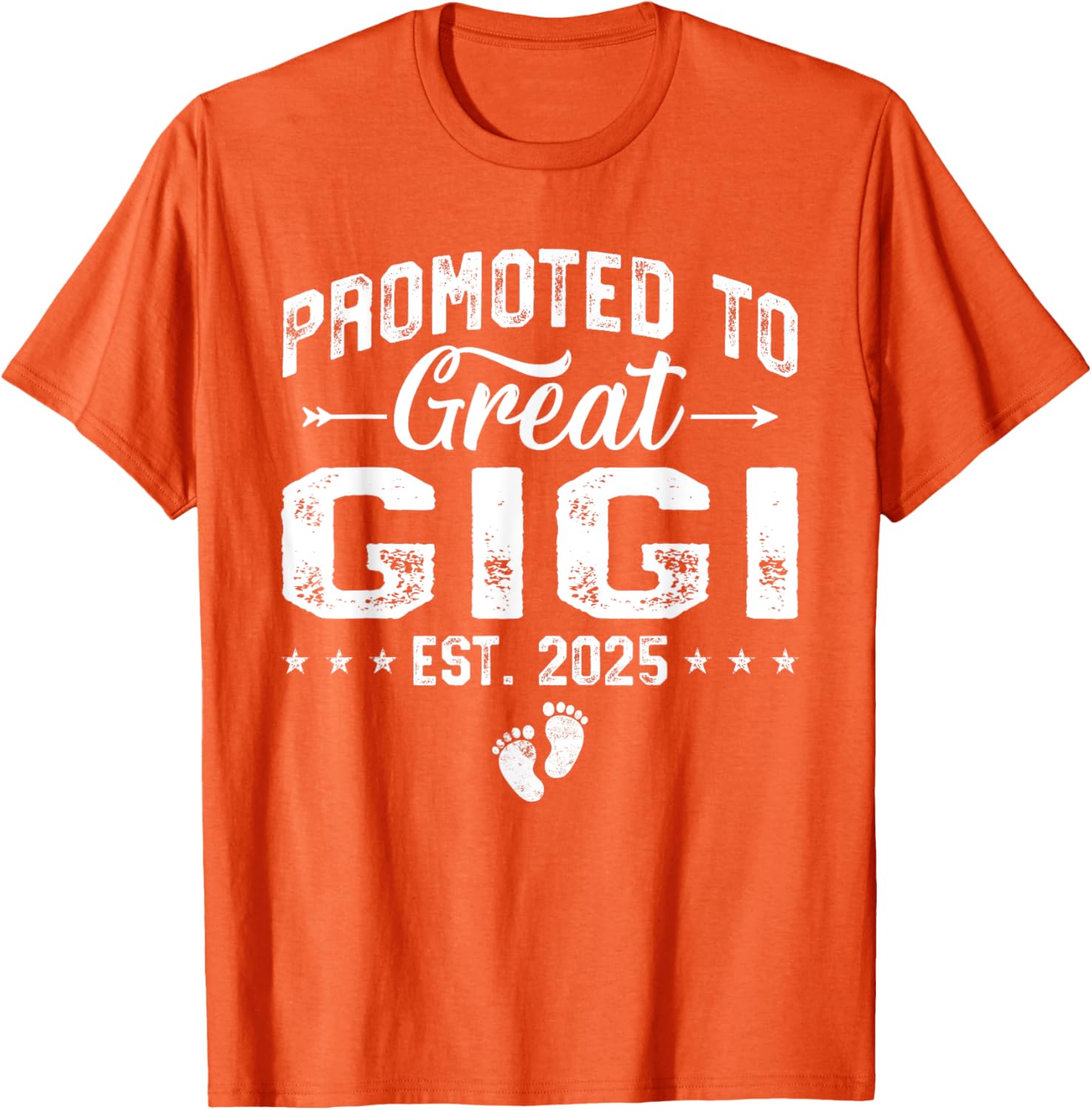 Promoted to Great Gigi 2025 Grandma T-Shirt Gift for New Grandparents - 2