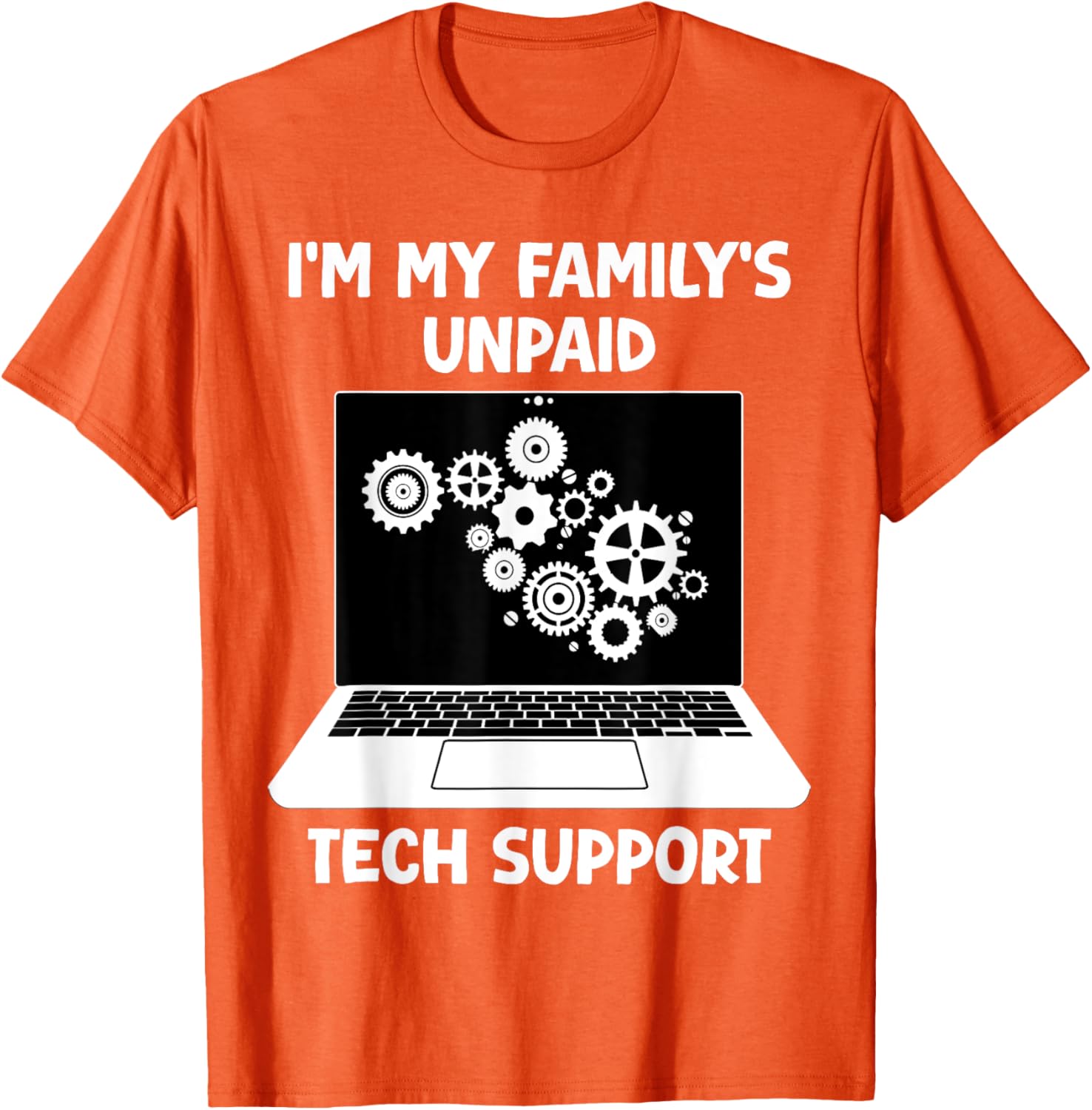 Funny Computer Engineer T-Shirt for Unpaid Tech Support Heroes - 19