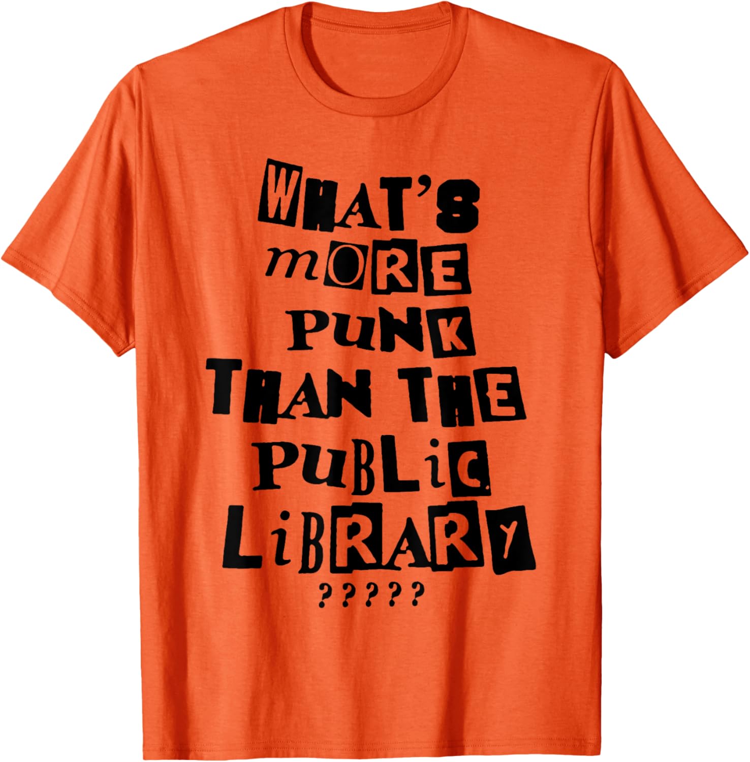 Punk Library Inspiration T-Shirt Stylish Casual Wear for Book Lovers - 4