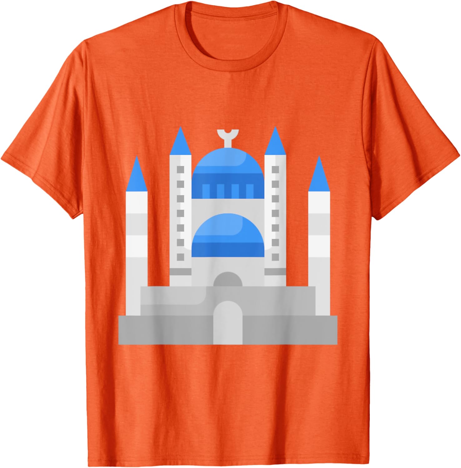 Istanbul Sultan Ahmet Blue Mosque Muslim T-Shirt for Men and Women - 22