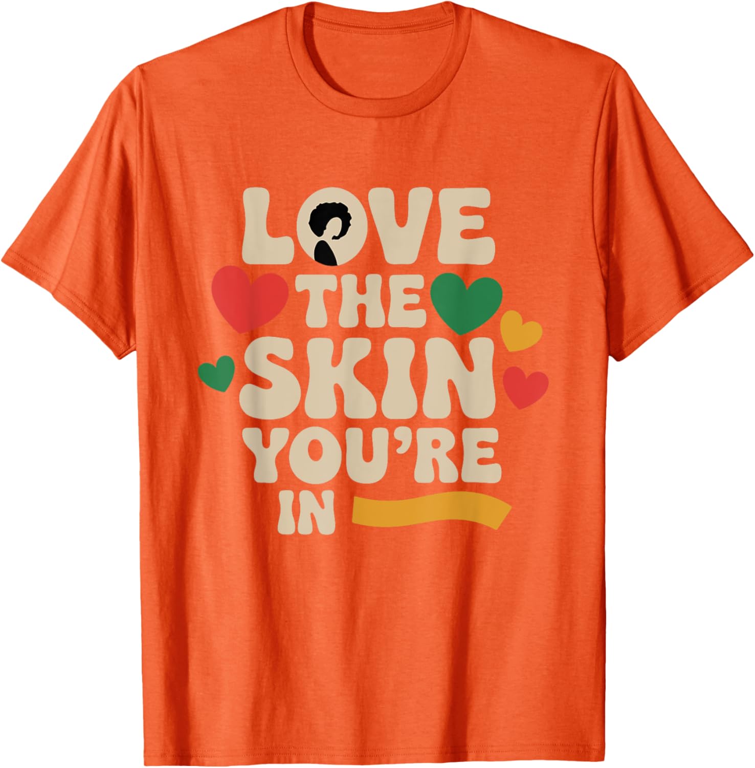 Proud Afro Educated Black Woman T-Shirt Love Your Skin Fashion Tee - 13