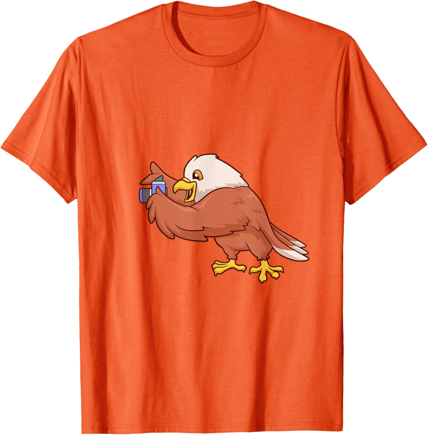 Eagle with Camera T-Shirt Perfect for Bird Lovers and Nature Enthusiasts - 12
