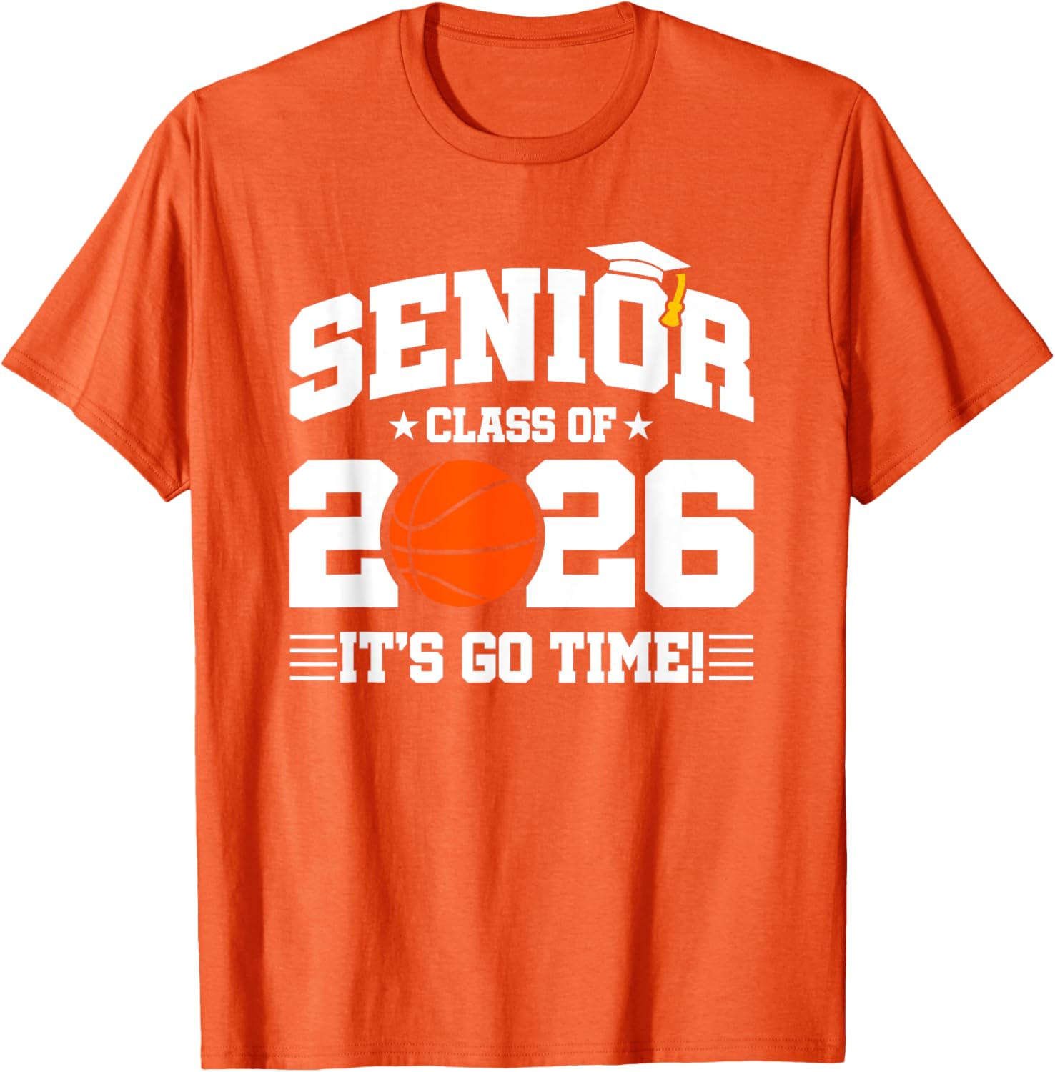 Class of 2026 Senior Year Basketball Player T-Shirt for Basketball Fans - 17