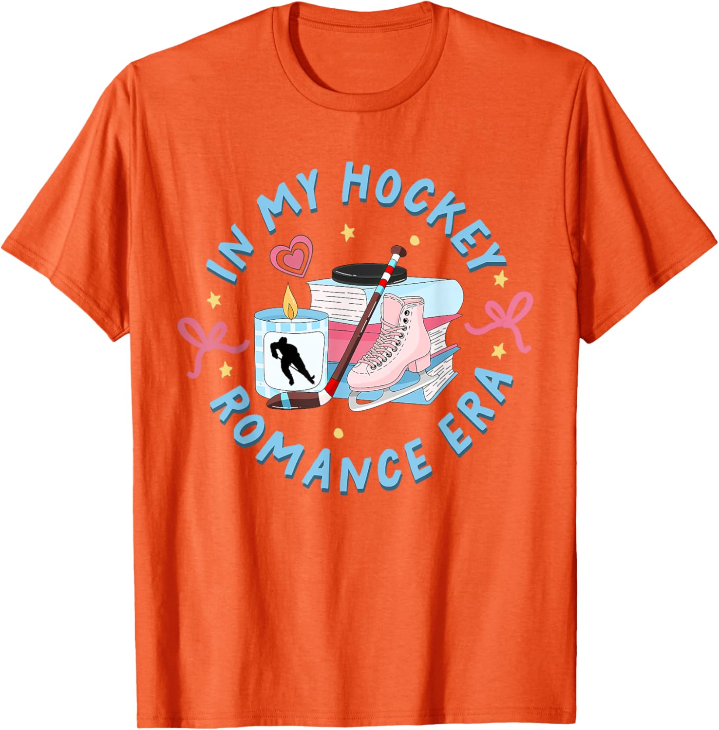 Funny Hockey Romance Reader T-Shirt for Sport Lovers and Fans - 5