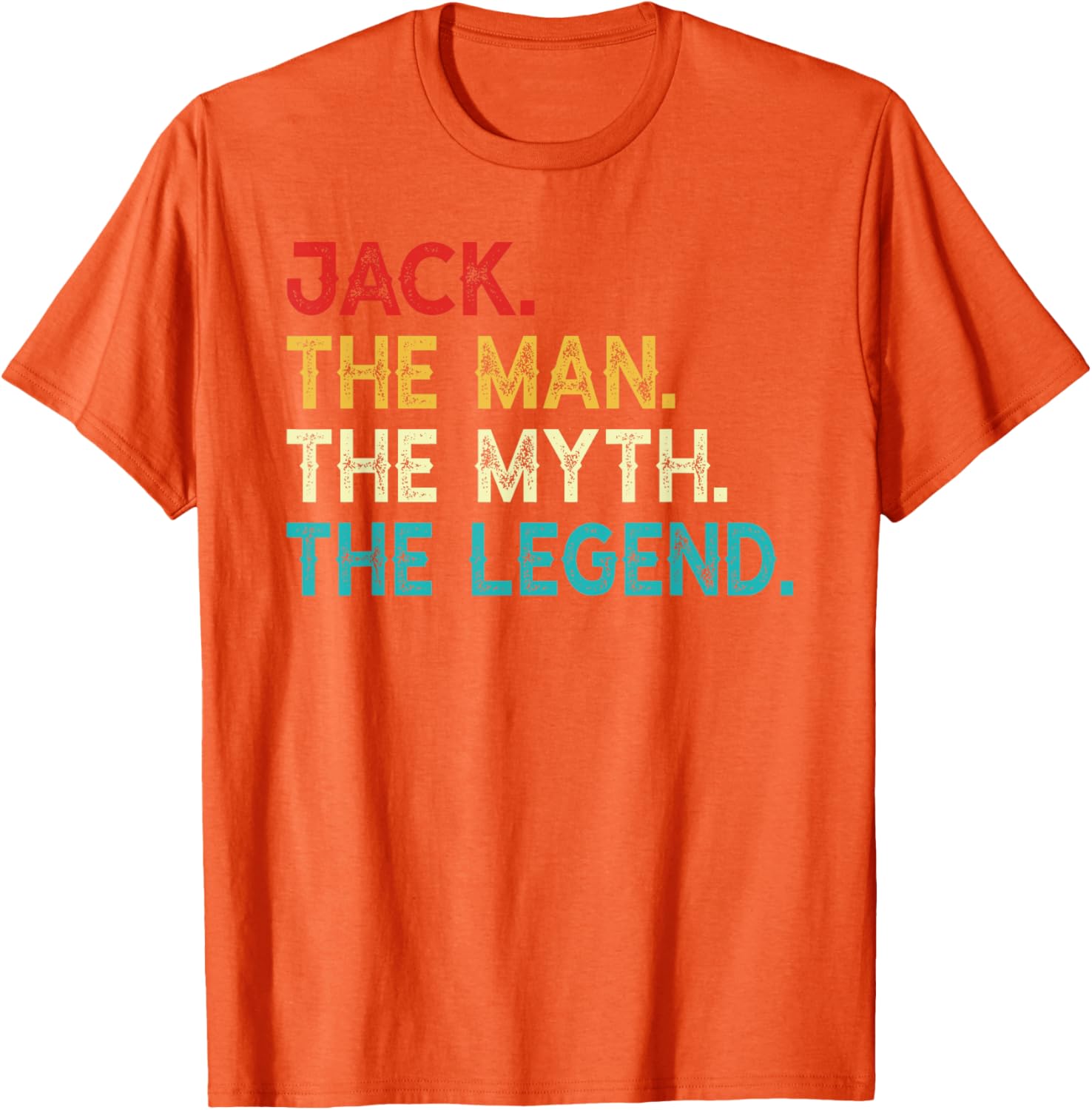 Funny Vintage Jack The Man The Myth The Legend Birthday T-Shirt - 19