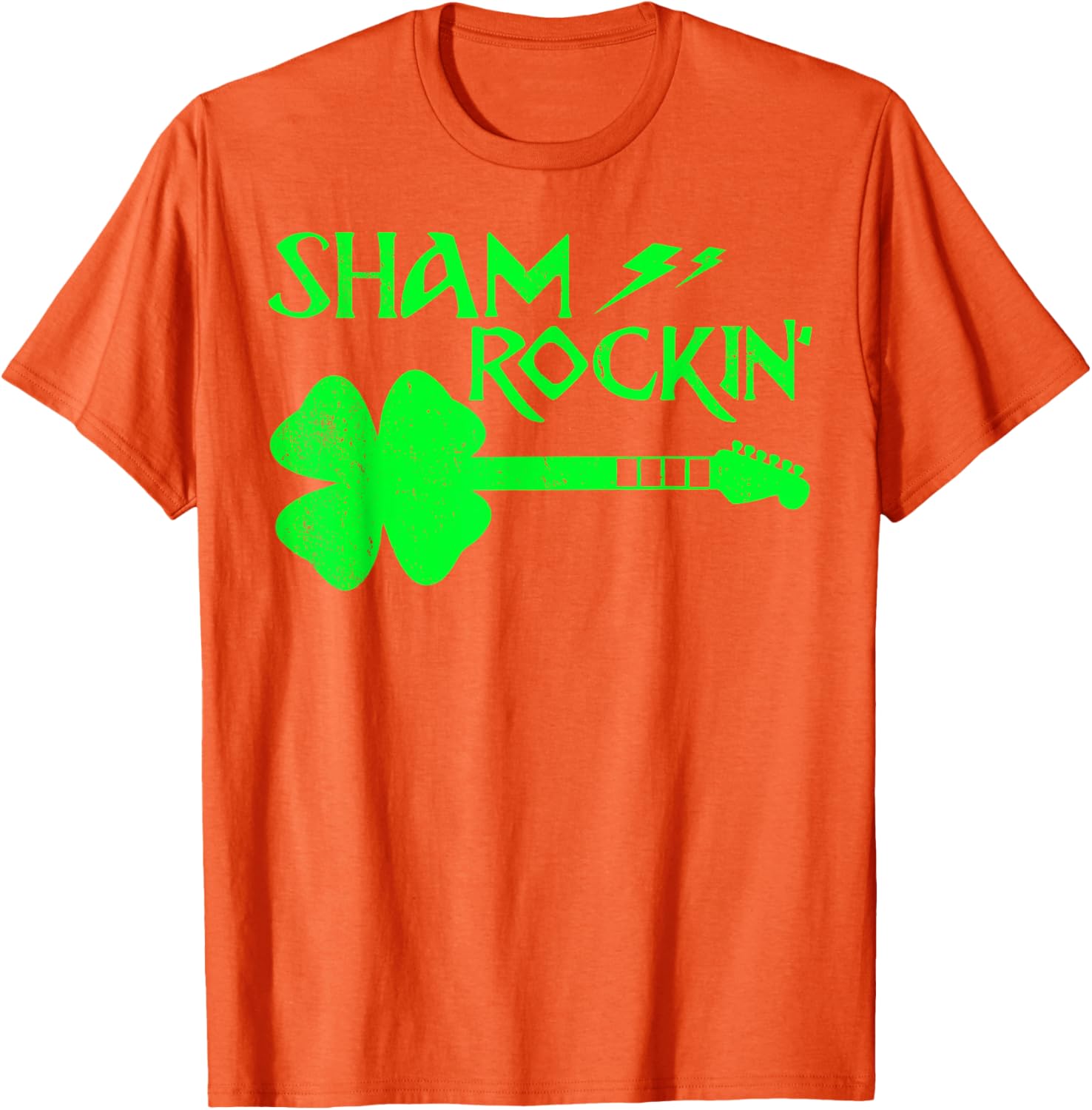 Sham Rockin’ Shamrock Guitar T-Shirt for St. Patrick's Day Celebrations - 25