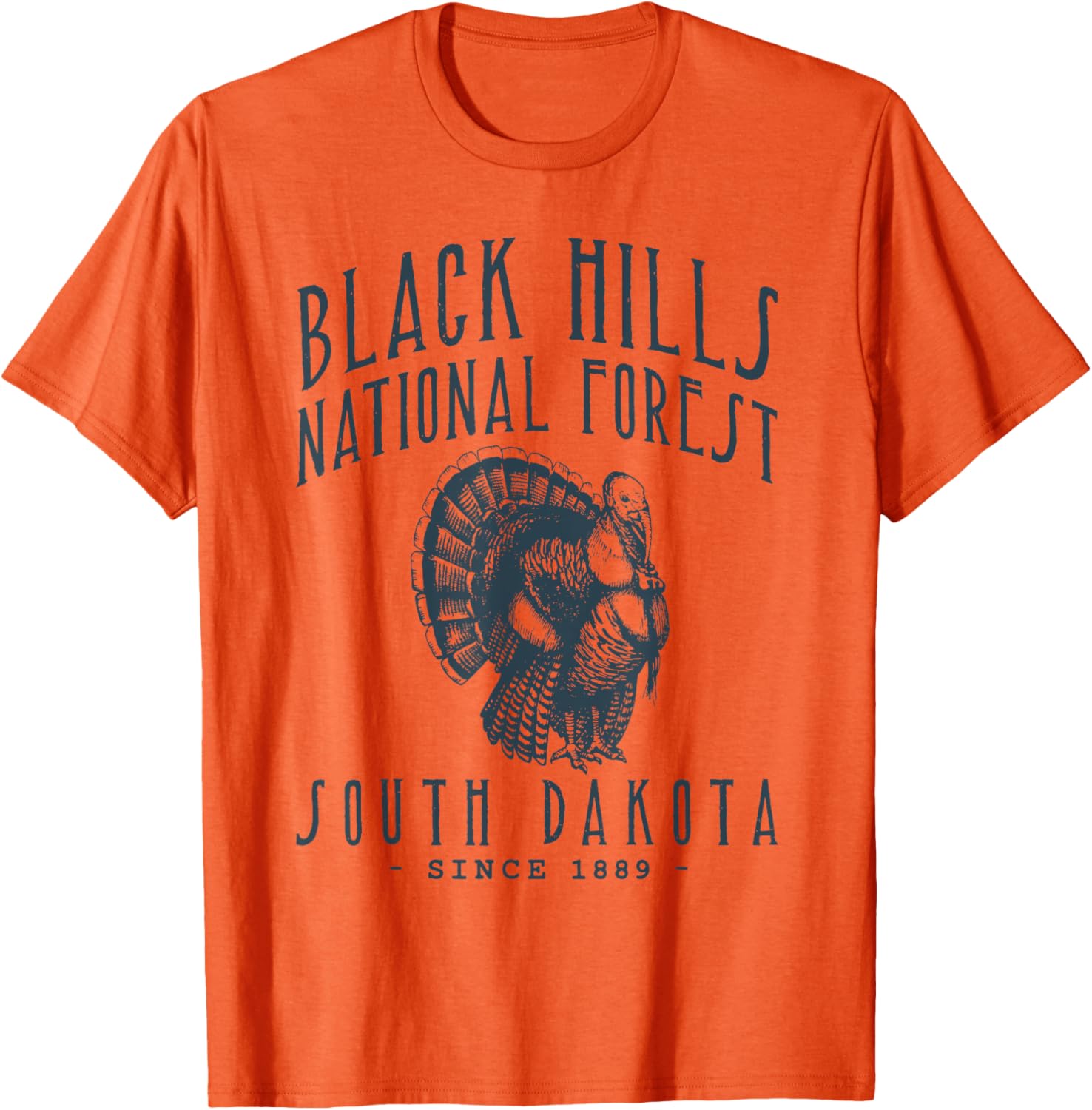 Black Hills Turkey Hunting in South Dakota T-Shirt for Outdoor Enthusiasts - 11
