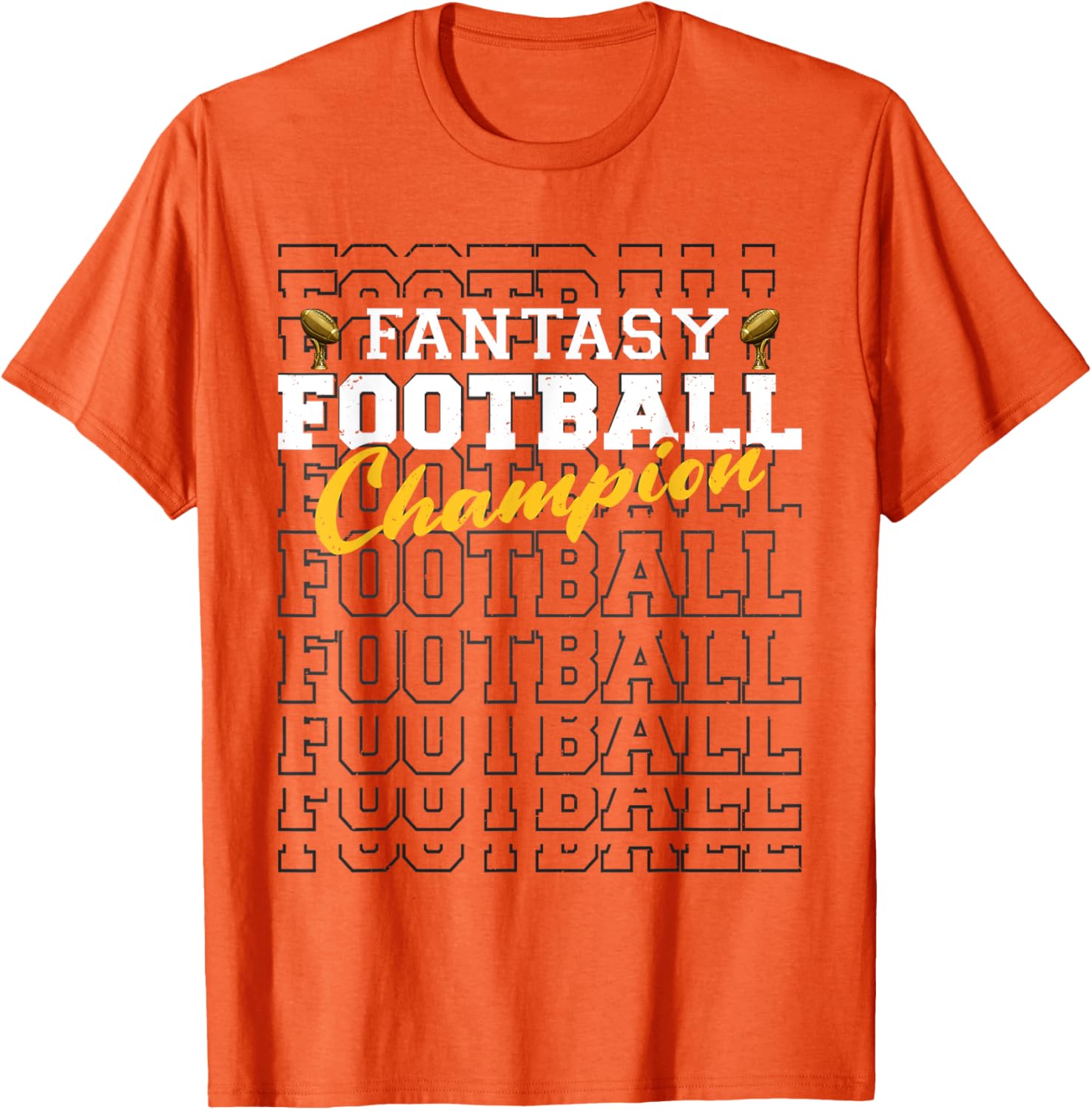 Funny Fantasy Football Champion 2025 T-Shirt for Football Fans - 7