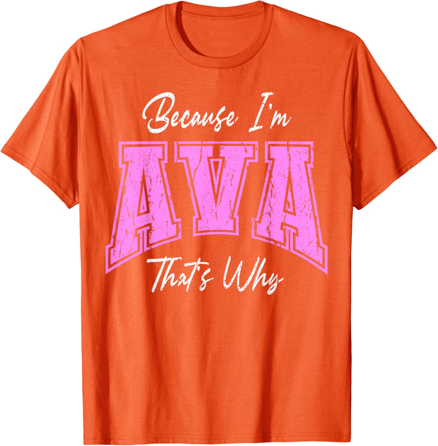 Funny Because I'm Ava Confident Novelty T-Shirt for Unique Style - 5