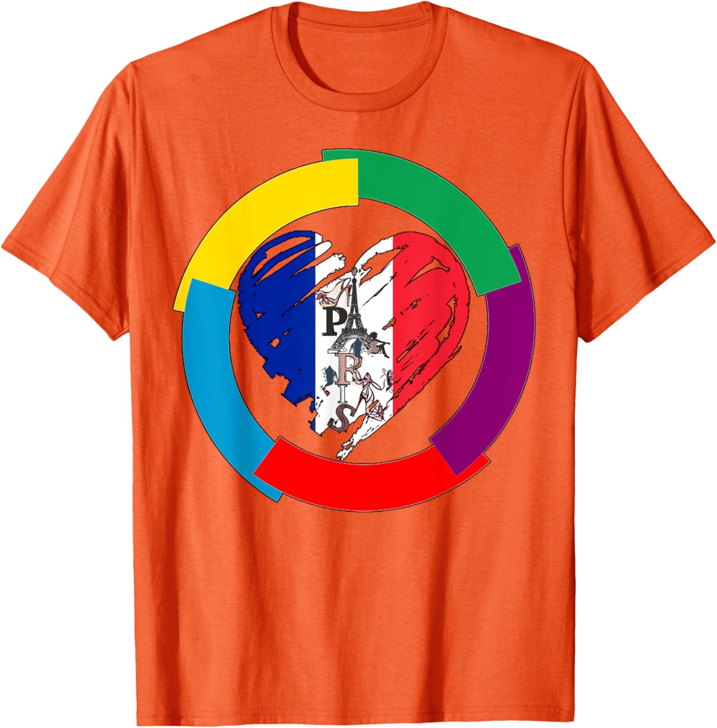 Celebrate French Language Day with Heart T-Shirt for La Francophonie - 7