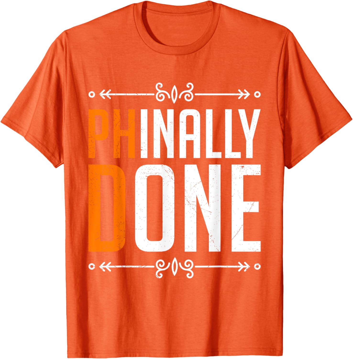 Doctorate PHINALLY DONE Funny Dissertation T-Shirt for Graduates - 17