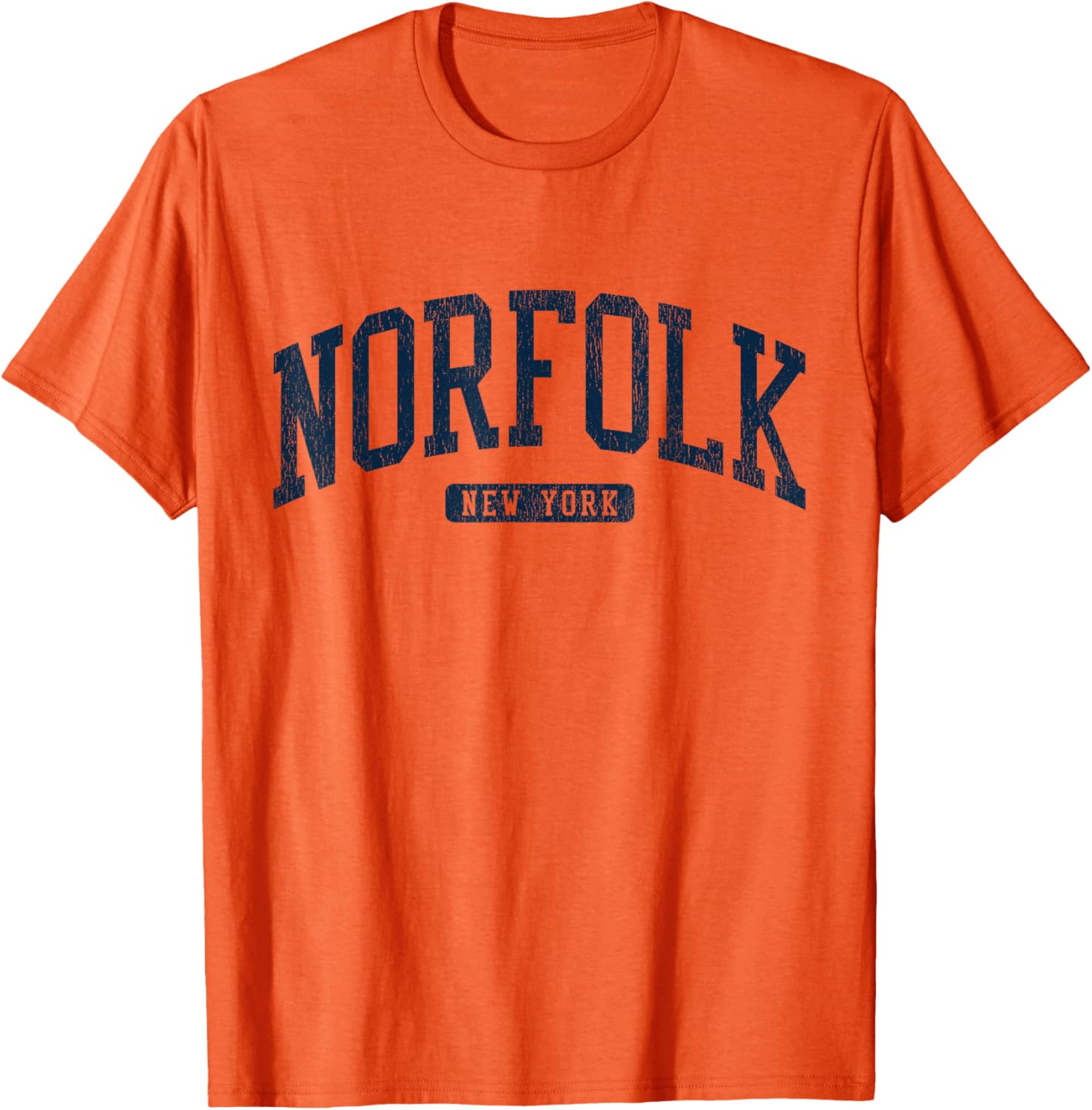 Norfolk NY College University Blue T-Shirt for Stylish Student Wear - 4