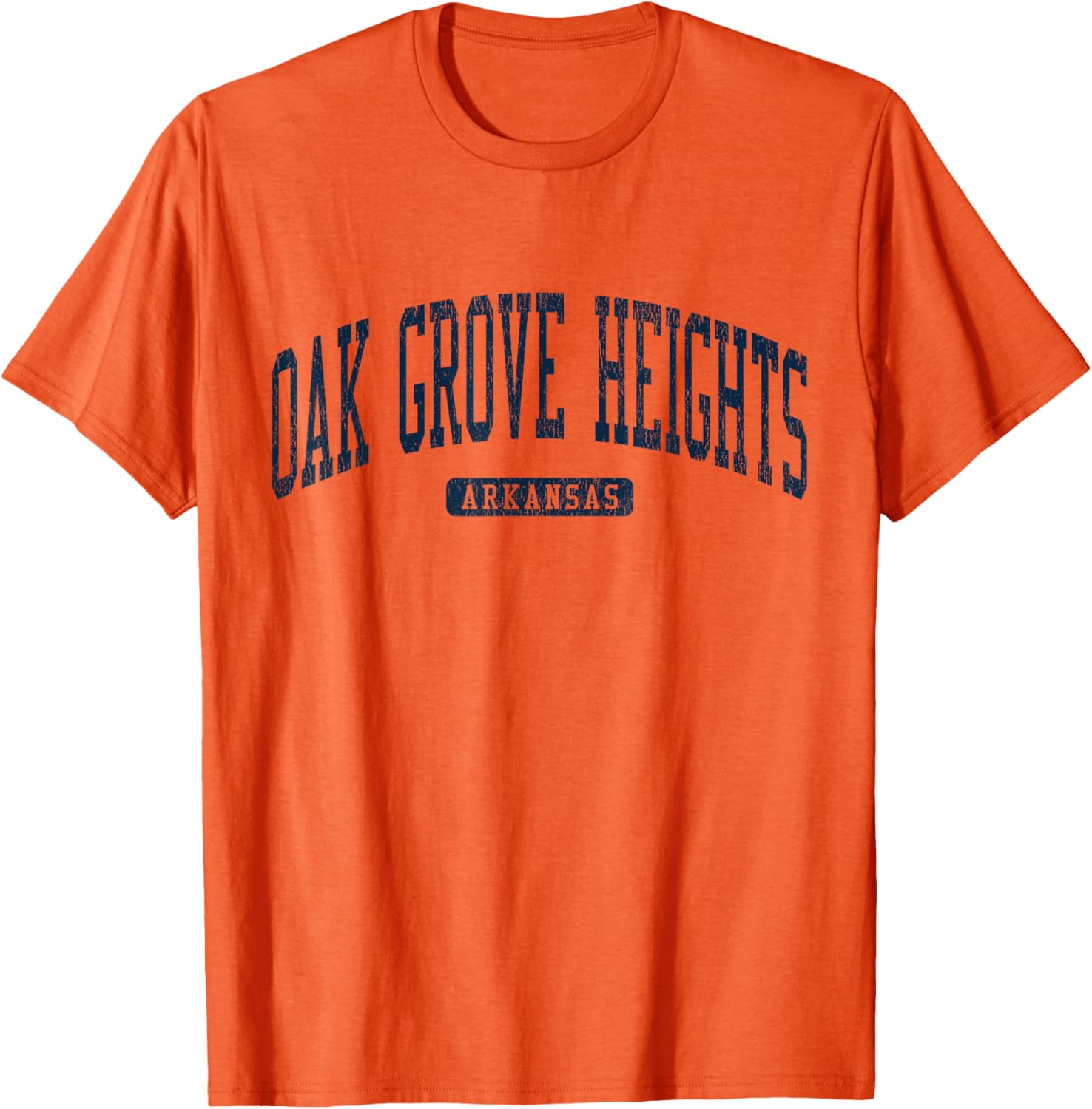 Oak Grove Heights Arkansas College Blue T-Shirt for Students and Fans - 4