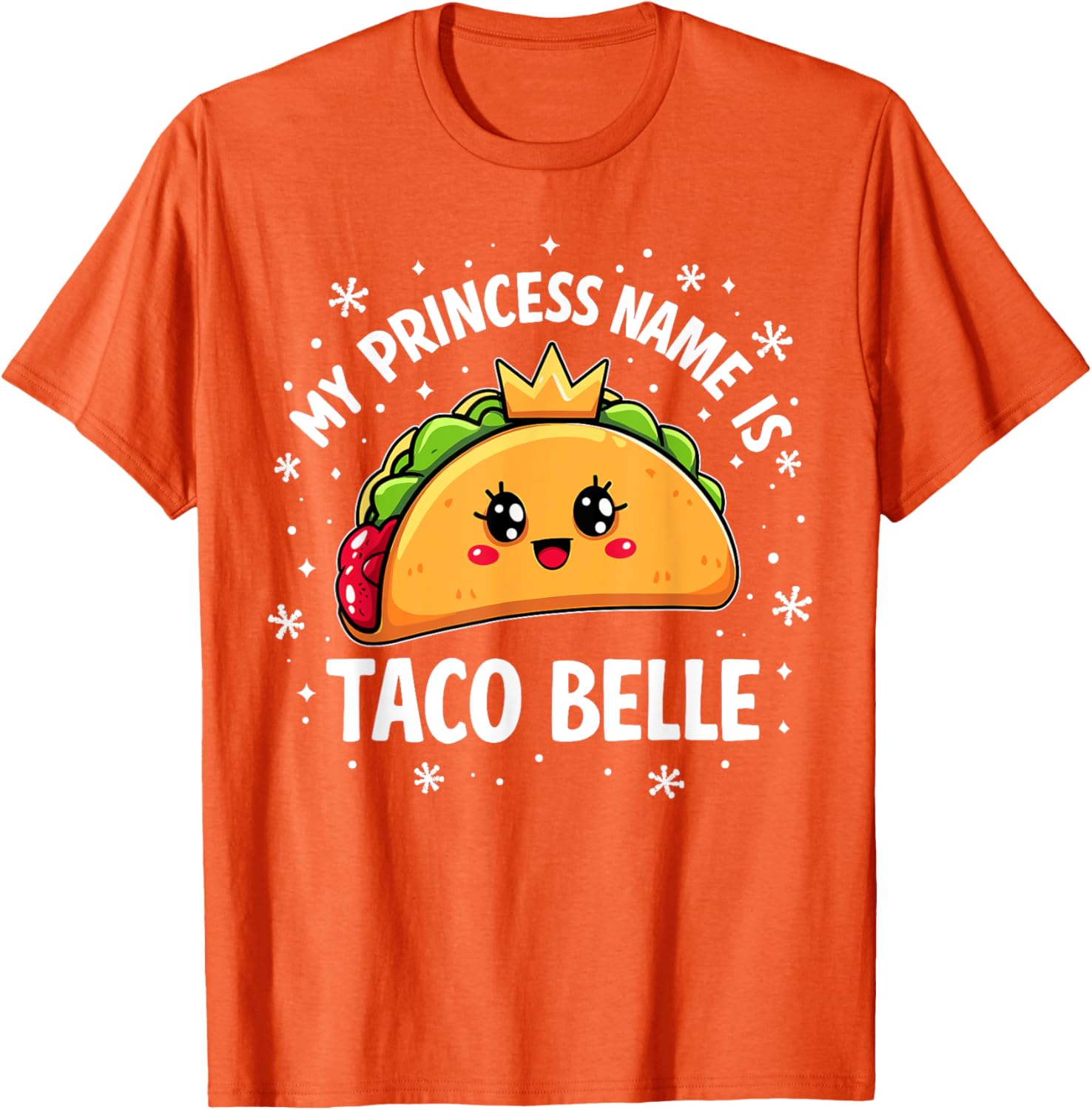 Funny Taco Belle Graphic T-Shirt for Taco Lovers and Foodies - 17