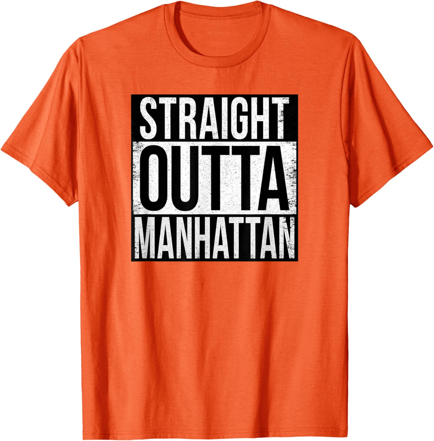 Straight Outta Manhattan T-Shirt for Fun Fashion and City Vibes - 7