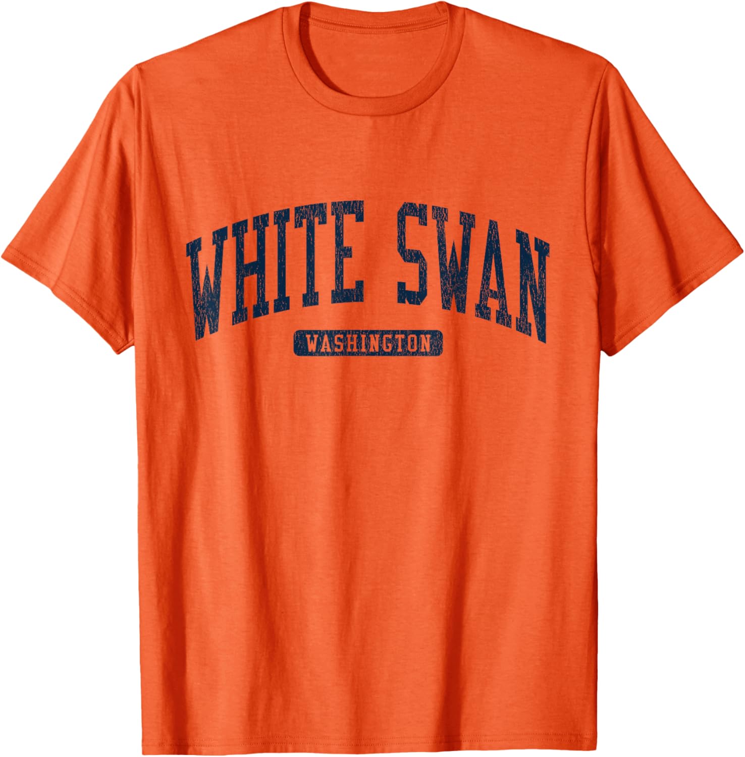 White Swan College University Style Blue T-Shirt for Washington WA Fans - 7