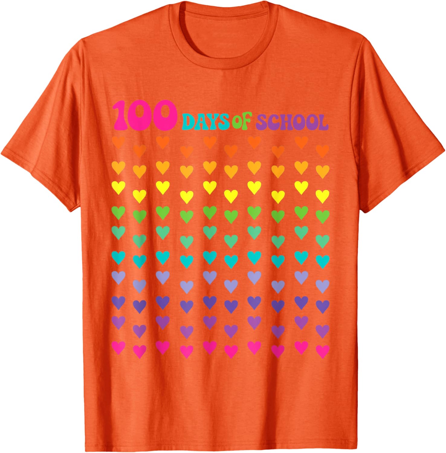 100th Day of School T-Shirt for Kids - Fun Math Numbers Design - 6