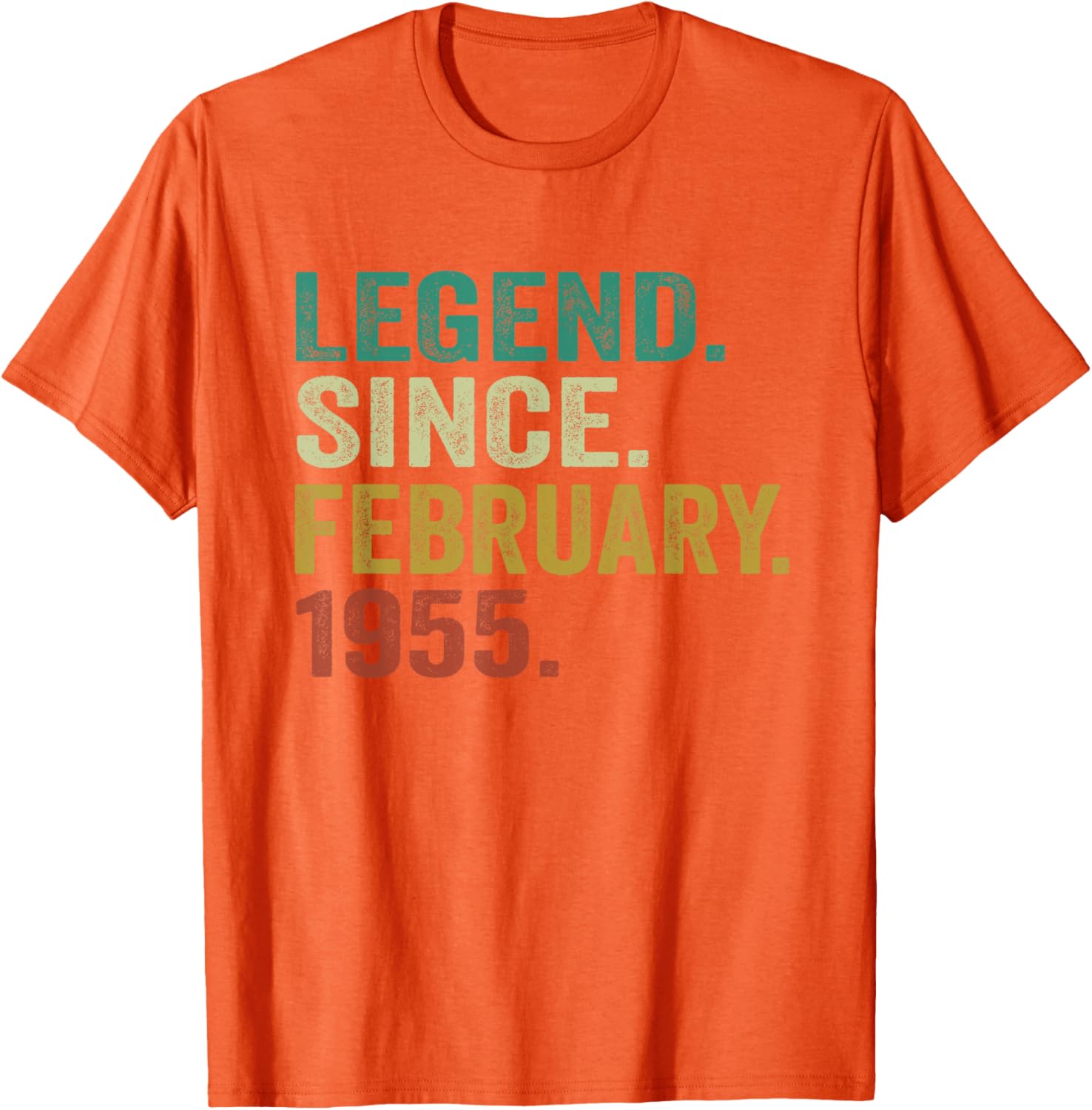 70th Birthday T-Shirt Celebrating 70 Years of Legend Since 1955 - 2