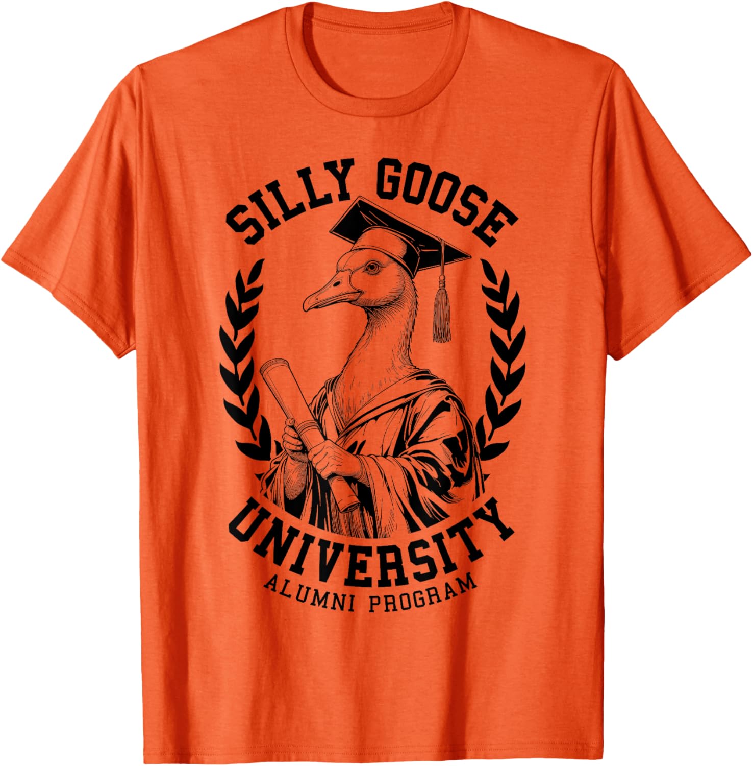 Silly Goose University Funny Alumni Varsity T-Shirt for Graduates - 10