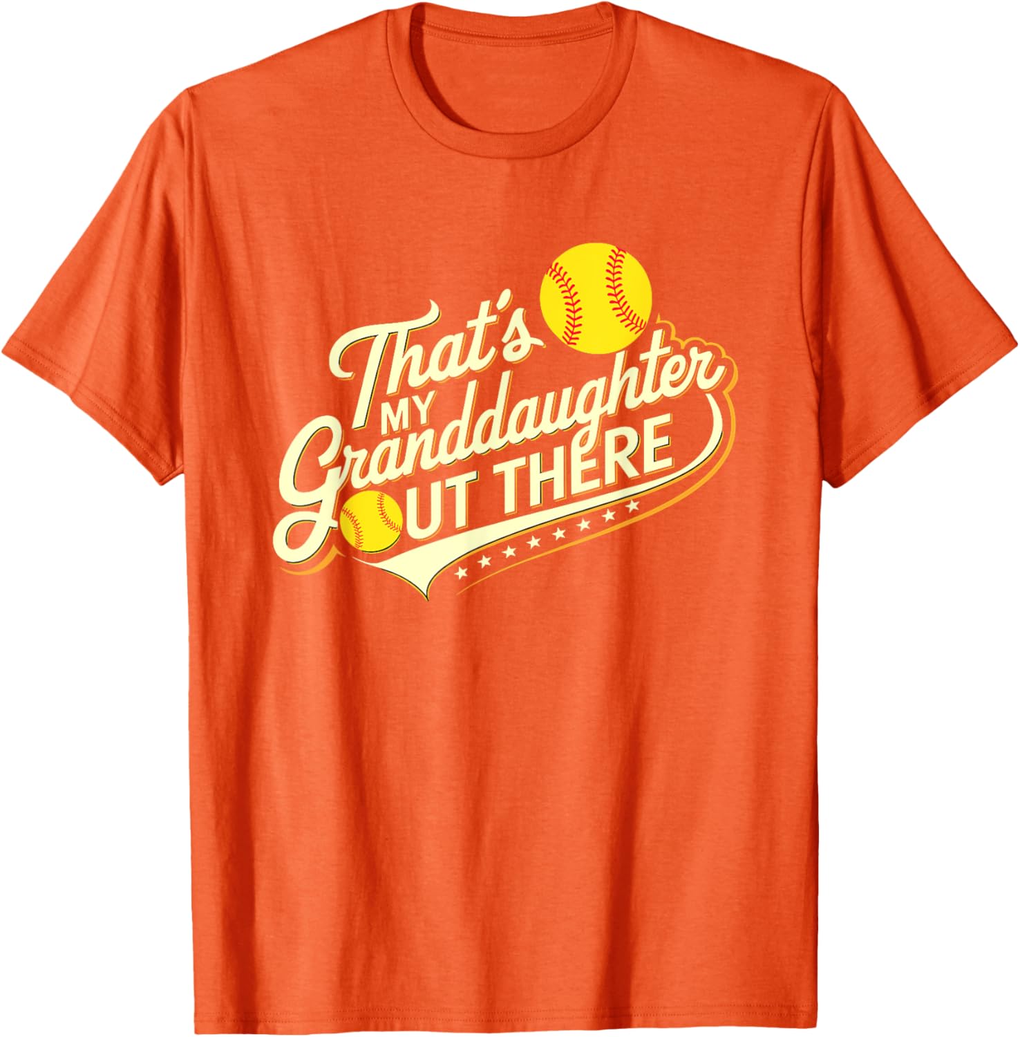 That's My Granddaughter Out There Softball Proud Family Fan T-Shirt - 11