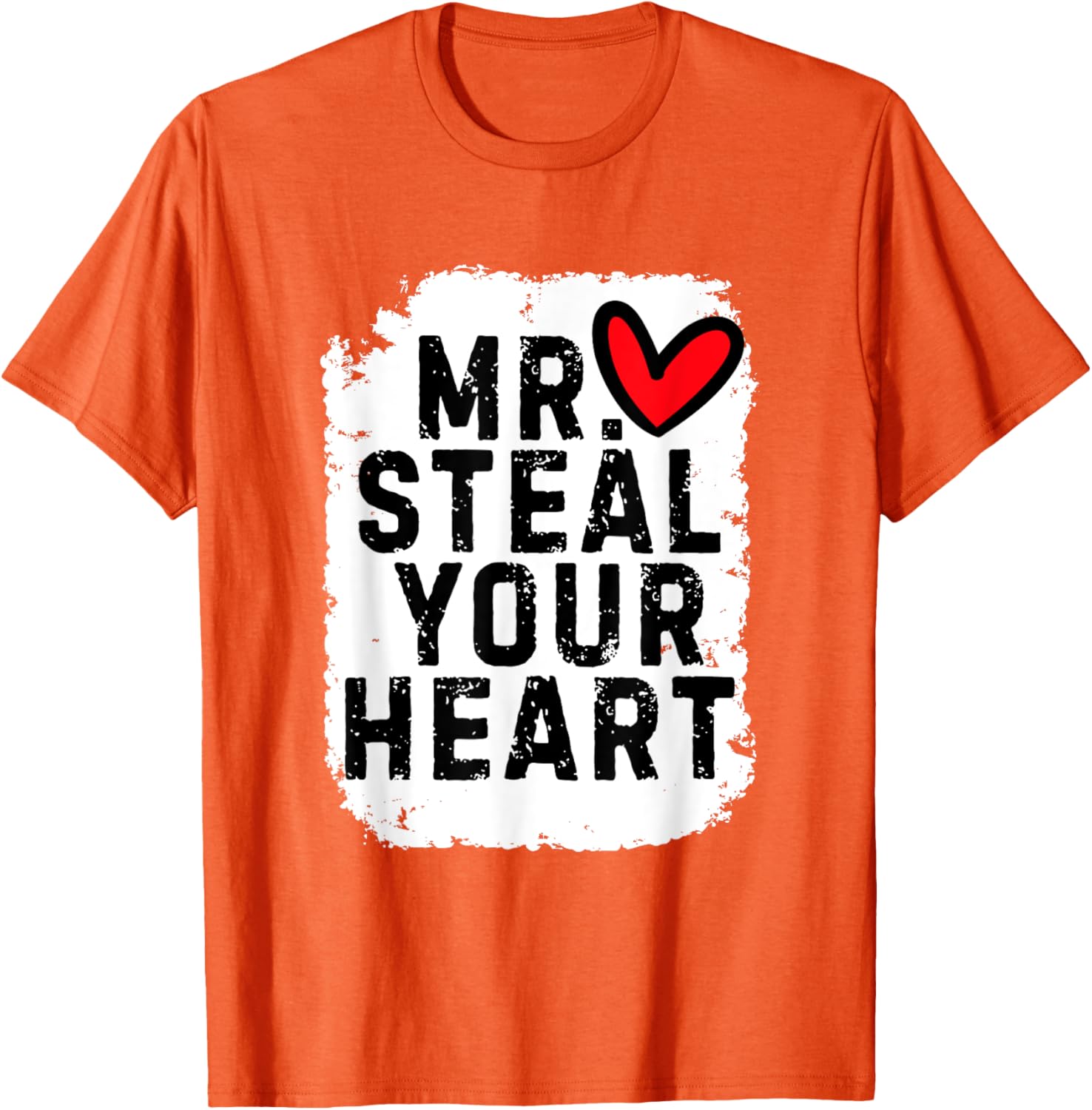 Mr Steal Your Heart Boys Toddler Valentine's Day T-Shirt for Kids - 27