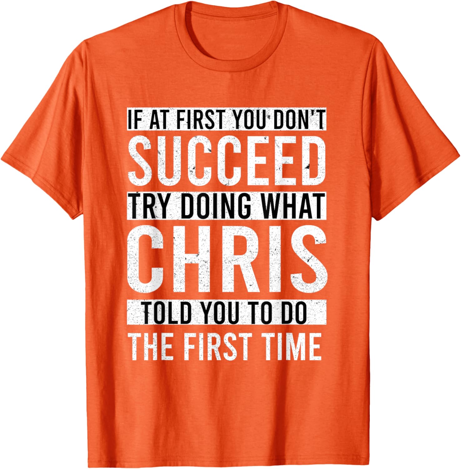 Funny Personalized CHRIS T-Shirt Gift for Dad - Unique Men's Apparel - 4