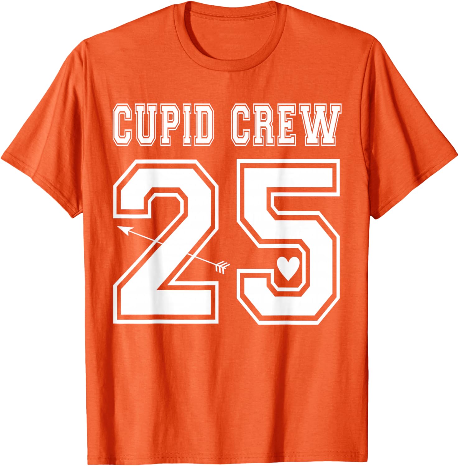 Cupid Crew 2025 Valentine's Day Love Sports Jersey Style T-Shirt - 14