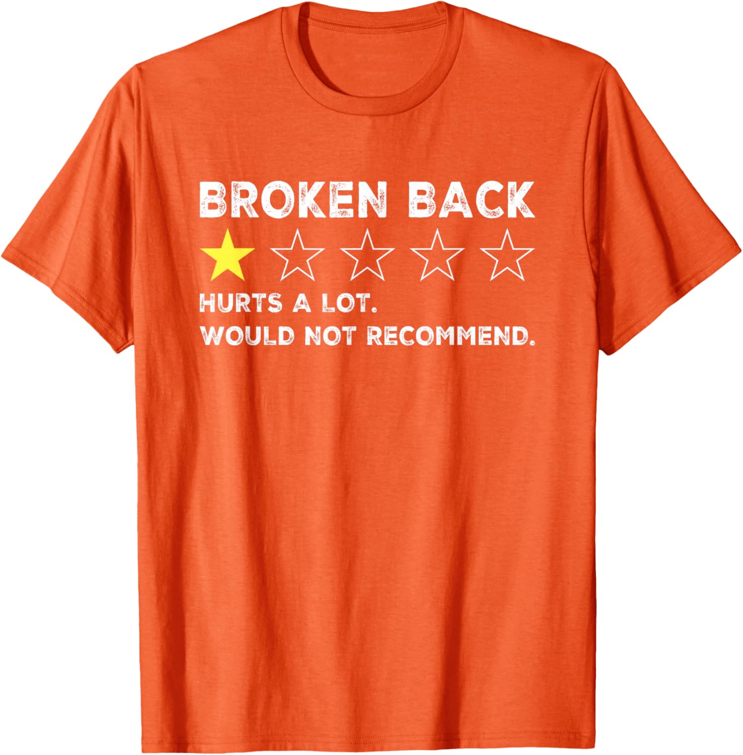 Funny Get Well Soon T-Shirt for Broken Back Spine Injury Recovery - 9