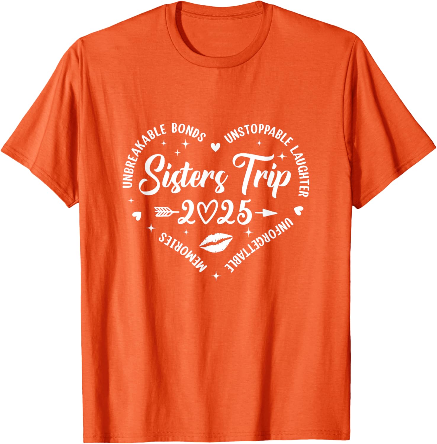 Sisters Trip 2025 Retro T-Shirt for Friends Vacation Memories - 21